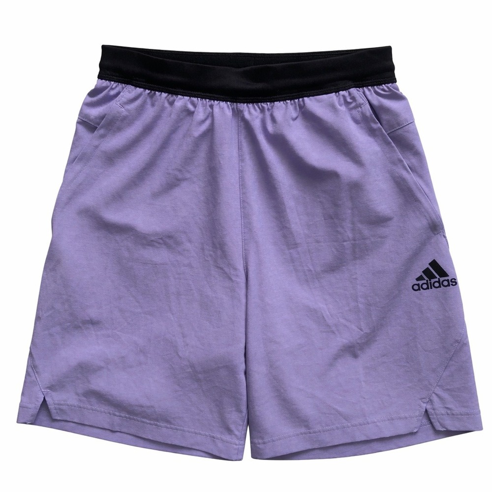 Adidas Shorts Mens Small Purple Aeroready Fitness Training Athletic Gym Running